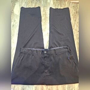BCG Golf Black Stretch Dress Pants Men’s 38x32 Flat Front Lightweight